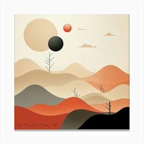 Abstract Landscape Canvas Print