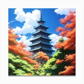 Pagoda Canvas Print
