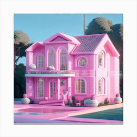 Barbie Dream House (617) Canvas Print