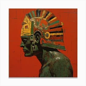 Aztec man 1 Canvas Print