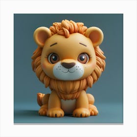 Cute Lion 2 Canvas Print