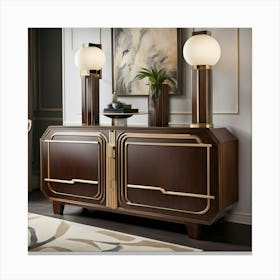 Deco Sideboard Canvas Print