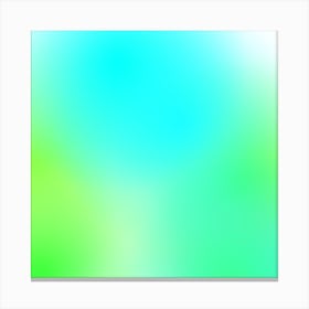 Abstract Green And Blue Background Canvas Print