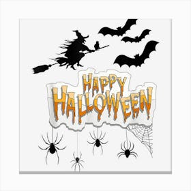 Happy Halloween Funny Shirt Canvas Print