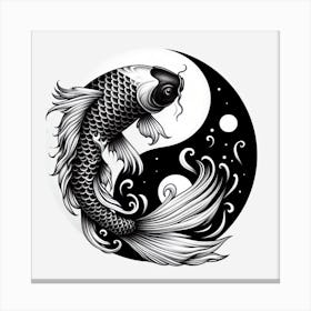 Yin Yang symbol 2 Canvas Print