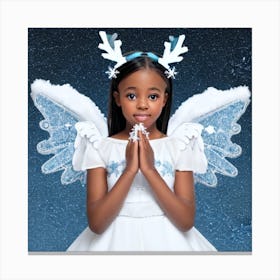 Snow Angel Canvas Print