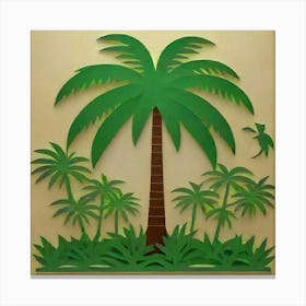 Palm Tree Wall Art Canvas Print