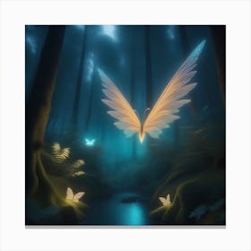 Fluttering Butterflies Canvas Print