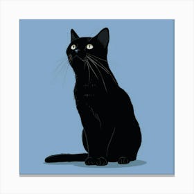 Black Cat 19 Canvas Print