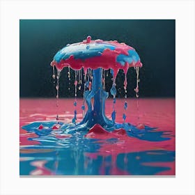 Dripping Paint Canvas Print