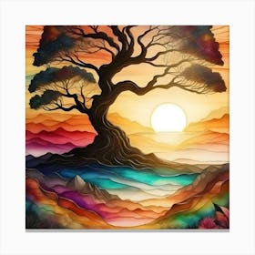 Tree Of Life 14 Canvas Print