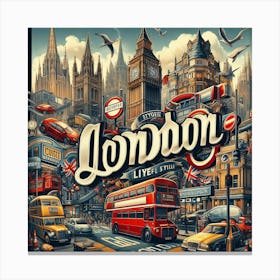 London Live Canvas Print