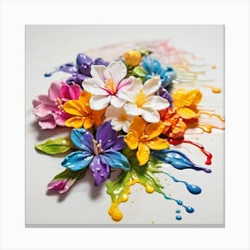 Colorful Flowers Canvas Print