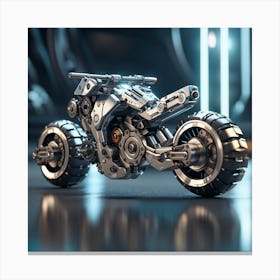 Futuristic Motorcycle 1 Canvas Print