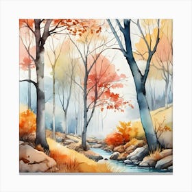 Autumn In The Woods 1 Canvas Print