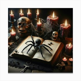 Spooky Book 1 Canvas Print