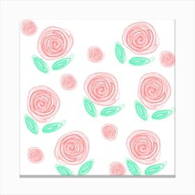 Pretty Roses Canvas Print