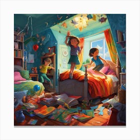 Children'S Bedroom 1 Canvas Print