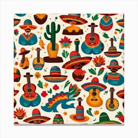 Mexican Pattern 16 Canvas Print