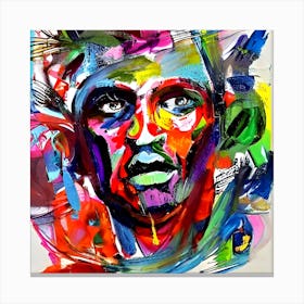 Angry Face Canvas Print