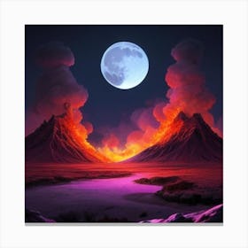 Full Moon Canvas Print