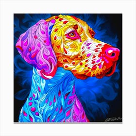 Puppy Pinks - Dalmatian Canvas Print