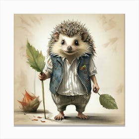 Hedgehog 37 Canvas Print