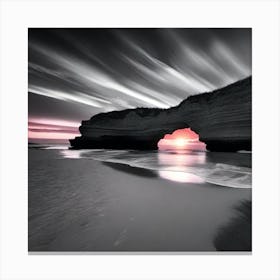 Arch At Sunset Canvas Print