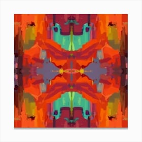 Panting Abstrat Symitric Canvas Print