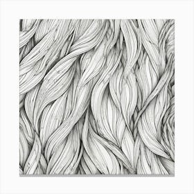 Wavy Hair 2 Canvas Print