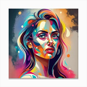 Portrait Of A Woman 3 Canvas Print