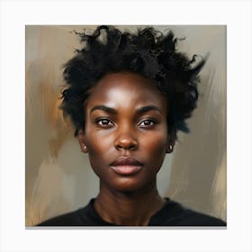 N Ultra Realistic Digital Portrait Of Visiona 117 Canvas Print