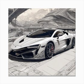 Mclaren 650s 1 Canvas Print