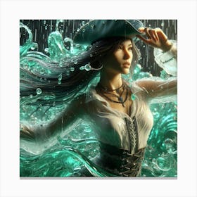 Mermaid 60 Canvas Print