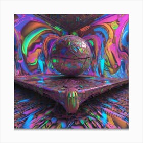 Psychedelic Room Canvas Print