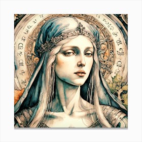 Virgin Mary Canvas Print