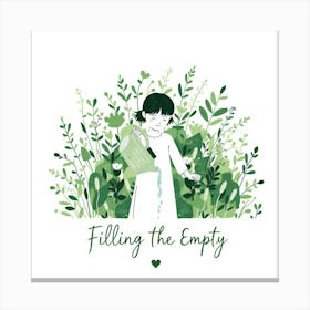 Filling The Empty 5 Canvas Print