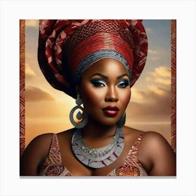 African Beauty 4 Canvas Print