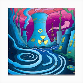 Nuclear Power Plant Canvas Print