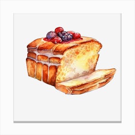 Berry Bread Canvas Print