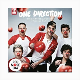 One Way or Another (Teenage Kicks) - Single (by One Direction) Canvas Print