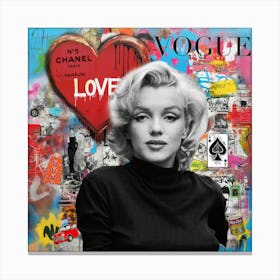 Marilyn - Vogue Love Canvas Print