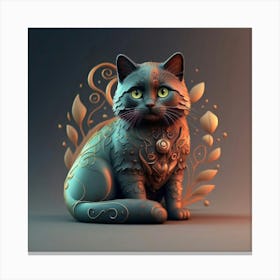 Kitty Cat Canvas Print