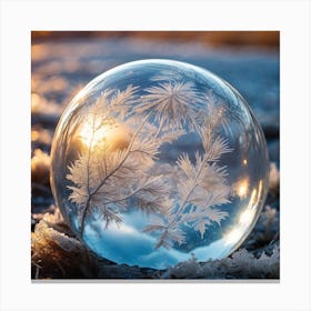 Snow Globe Canvas Print