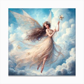 Fairy In The Sky Canvas Print