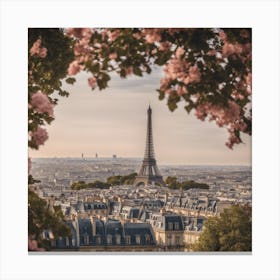 Paris Eiffel Tower 4 Canvas Print