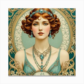 Edwardian Beauty Canvas Print