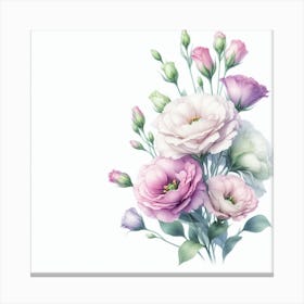 Eustoma Canvas Print