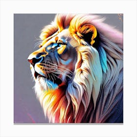 Lion Portrait 25 Canvas Print
