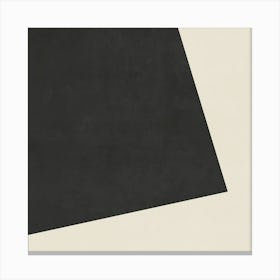 Minimalist Abstract Geometries - BW04 Canvas Print